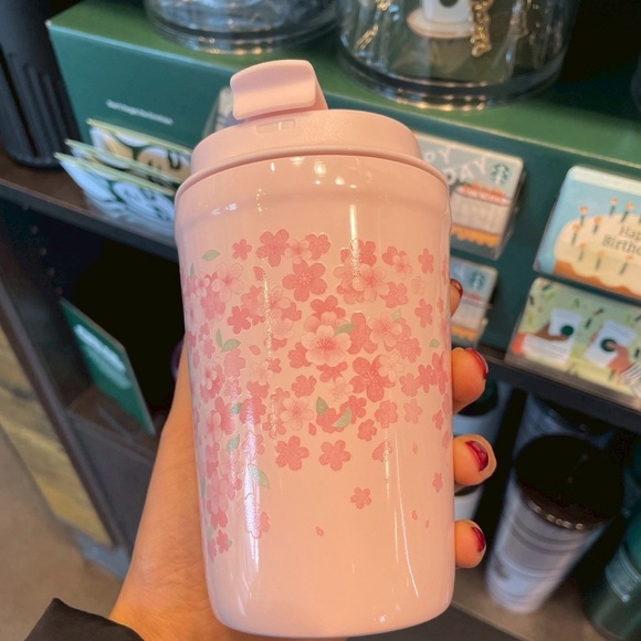 Starbucks 2026 Cherry Blossom Tumbler 12 oz Pale Petal Hue Color - Picture 5 of 6
